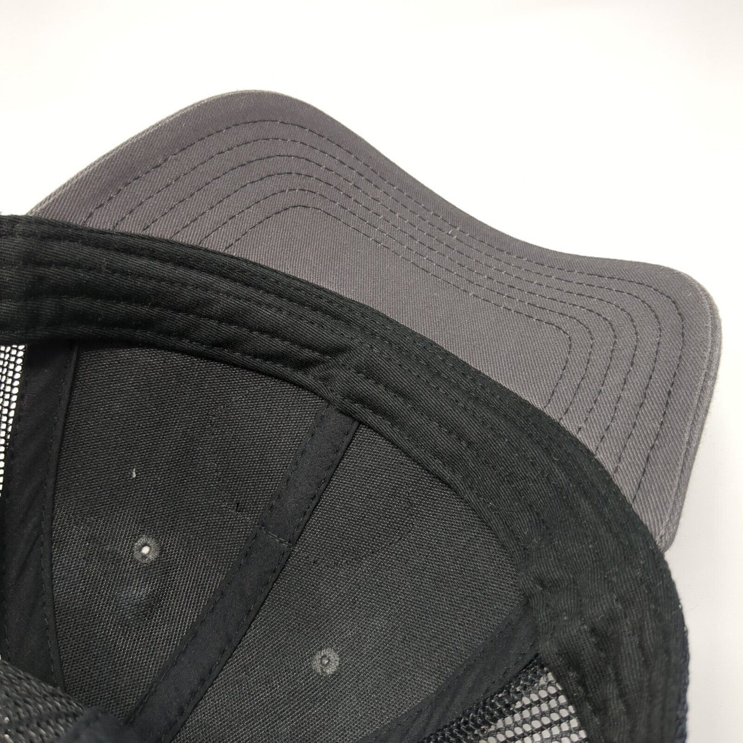 Captain's Sports Lounge Snapback Trucker Hat Gray One Size Mesh Back