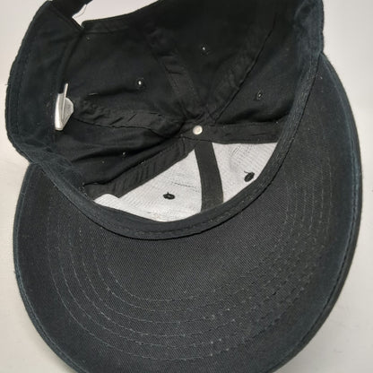 Caterpillar Baseball Cap Black One Size Embroidered Logo Cotton Strapback Hat