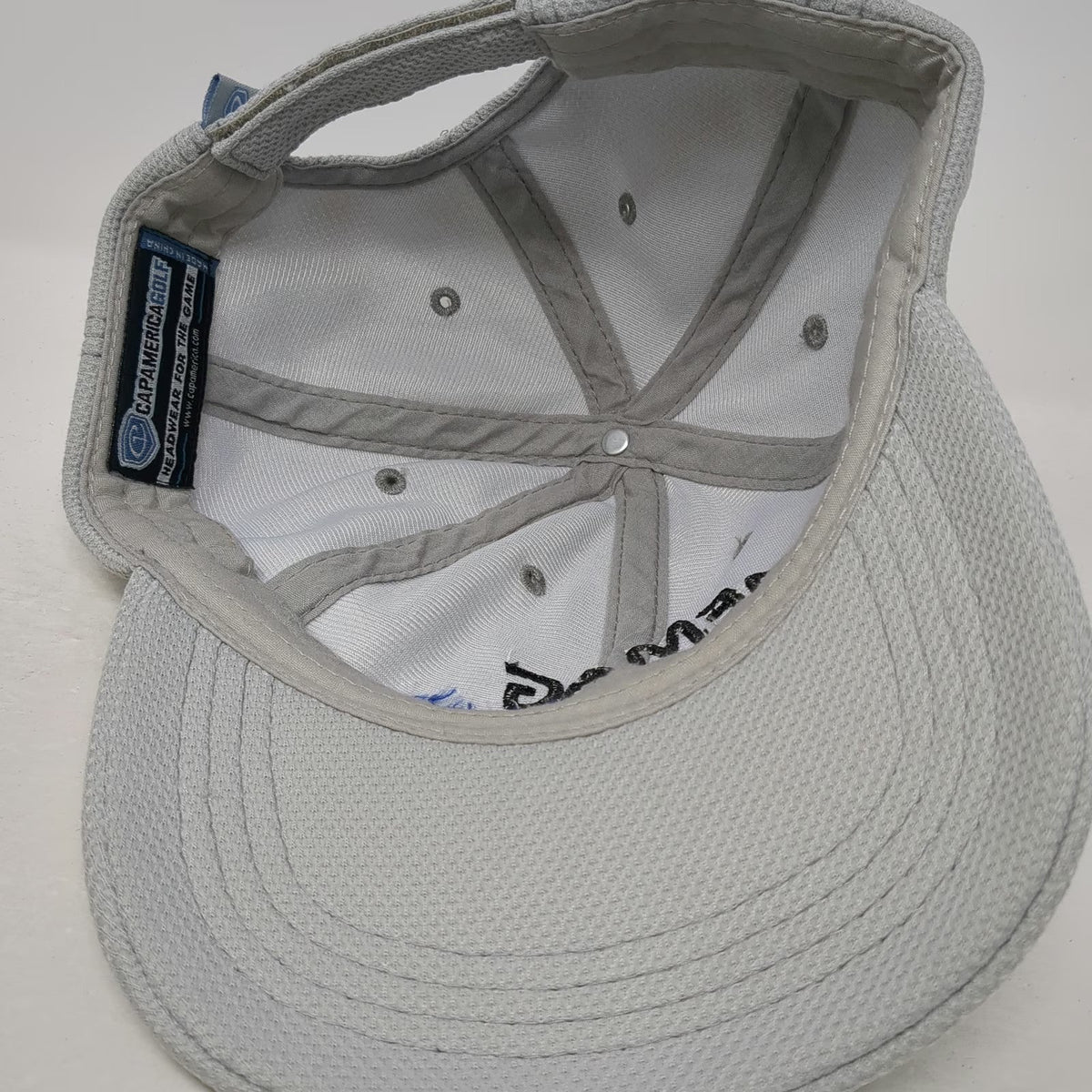 Cap America Baseball Cap Gray One Size Strapback Demag Logo Hat Industrial