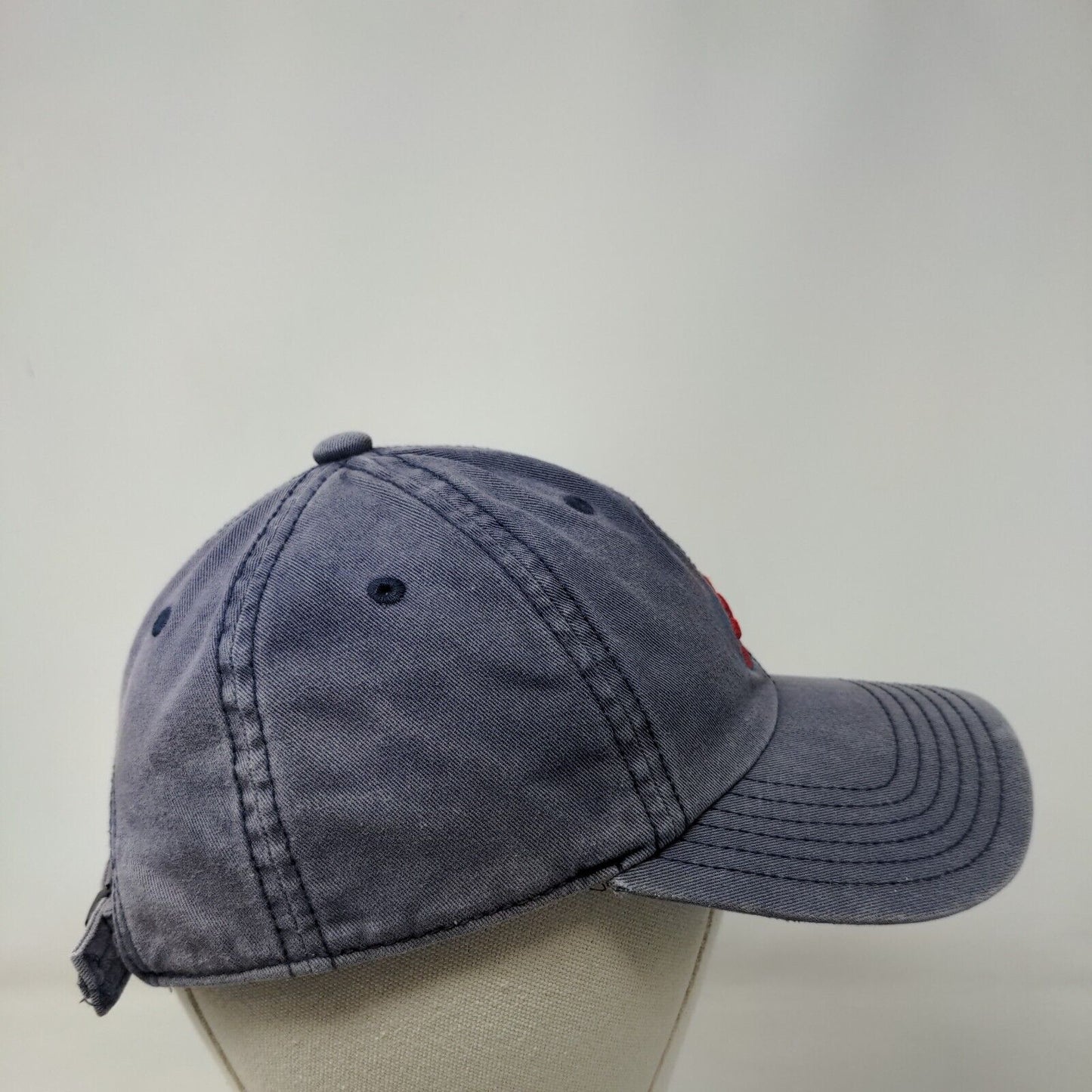Adidas Slideback Hat Blue One Size Adjustable Embroidered Aeroready 6 Panel