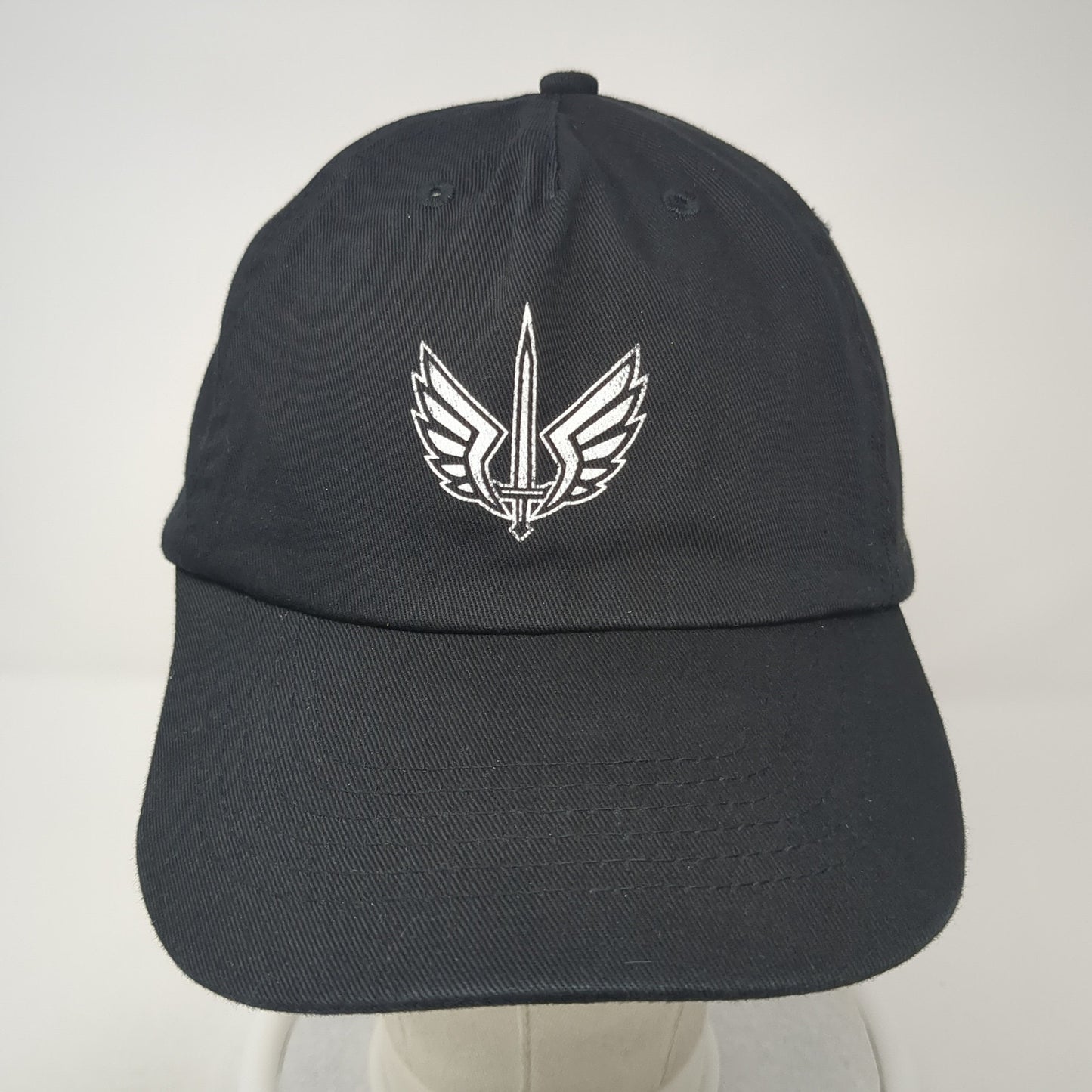 Select Strapback Hat Black One Size Adjustable Solid Outdoor Hit Wear