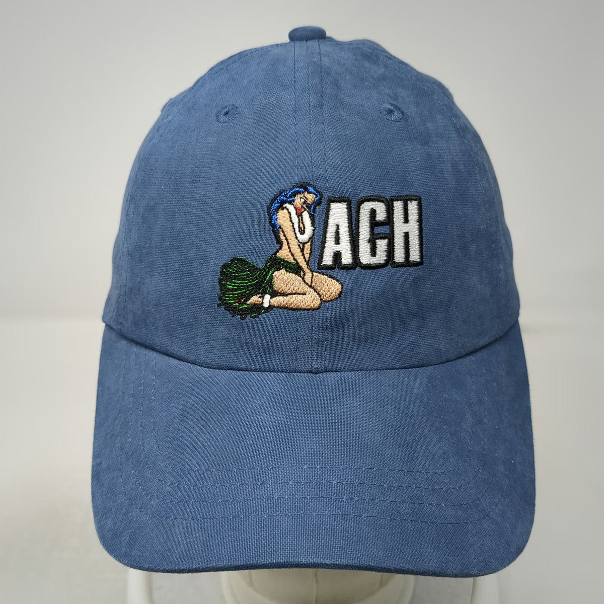 Port Authority Baseball Cap Blue One Size Hula Girl ACH Tempstat Slideback Hat