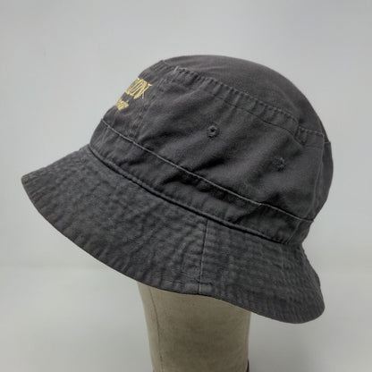 Otto Men's Butcket Hat Gray Size Small Embroidered Dungeon Cycle Repair Logo