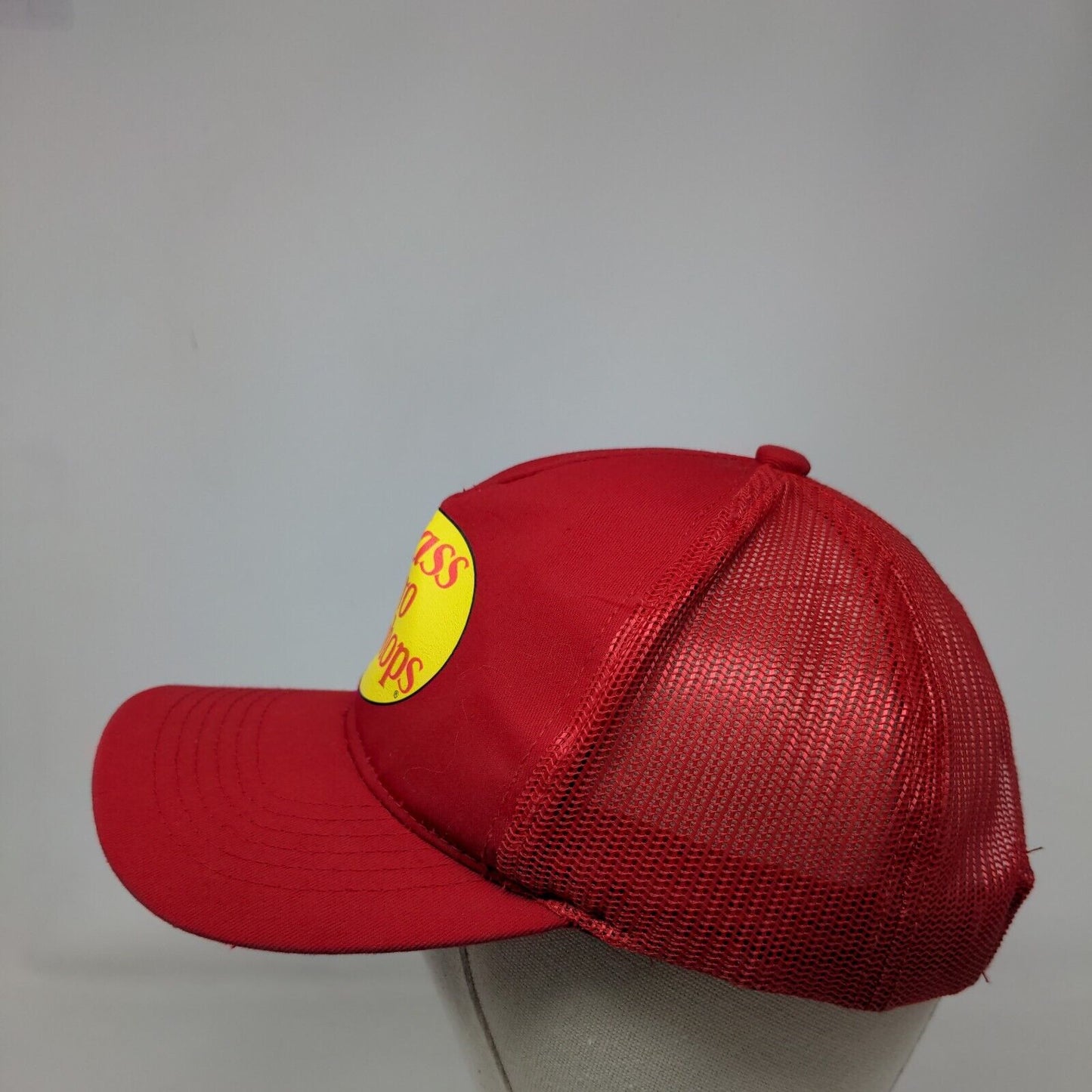 Bass Pro Shops Snapback Mesh Back Trucker Hat Red OSFM Adjustable