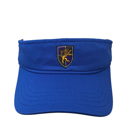 Unbranded Strapback Sun Visor Hat Blue OS Adjustable Lightweight Embroidered