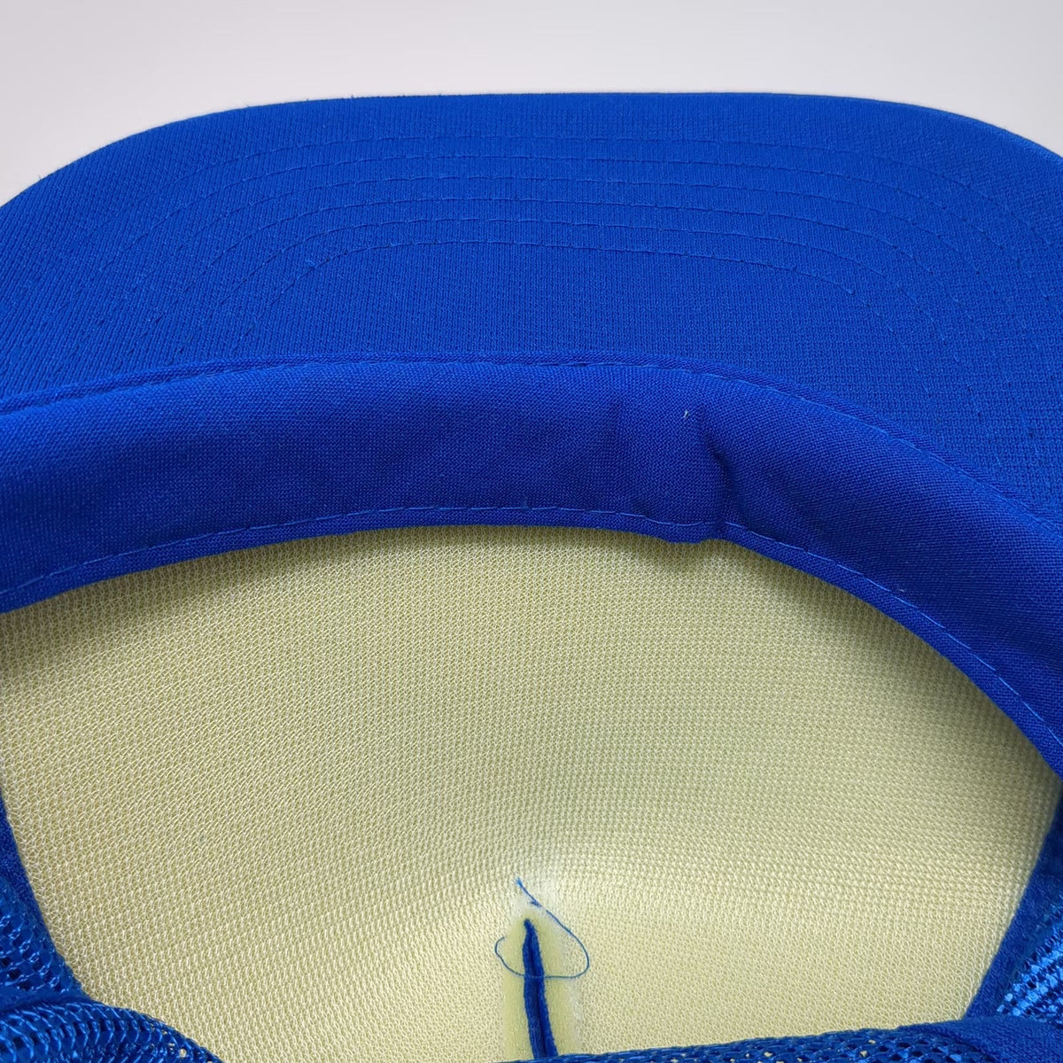 Mad Hatter Permco Blue One Size Trucker Hat Mesh Snapback Rope Foam Hydraulic