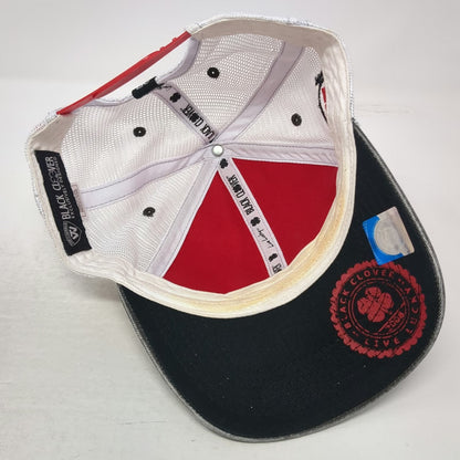 Black Clover Trucker Hat Red Gray OSFM University of Utah Utes Snapback Lucky
