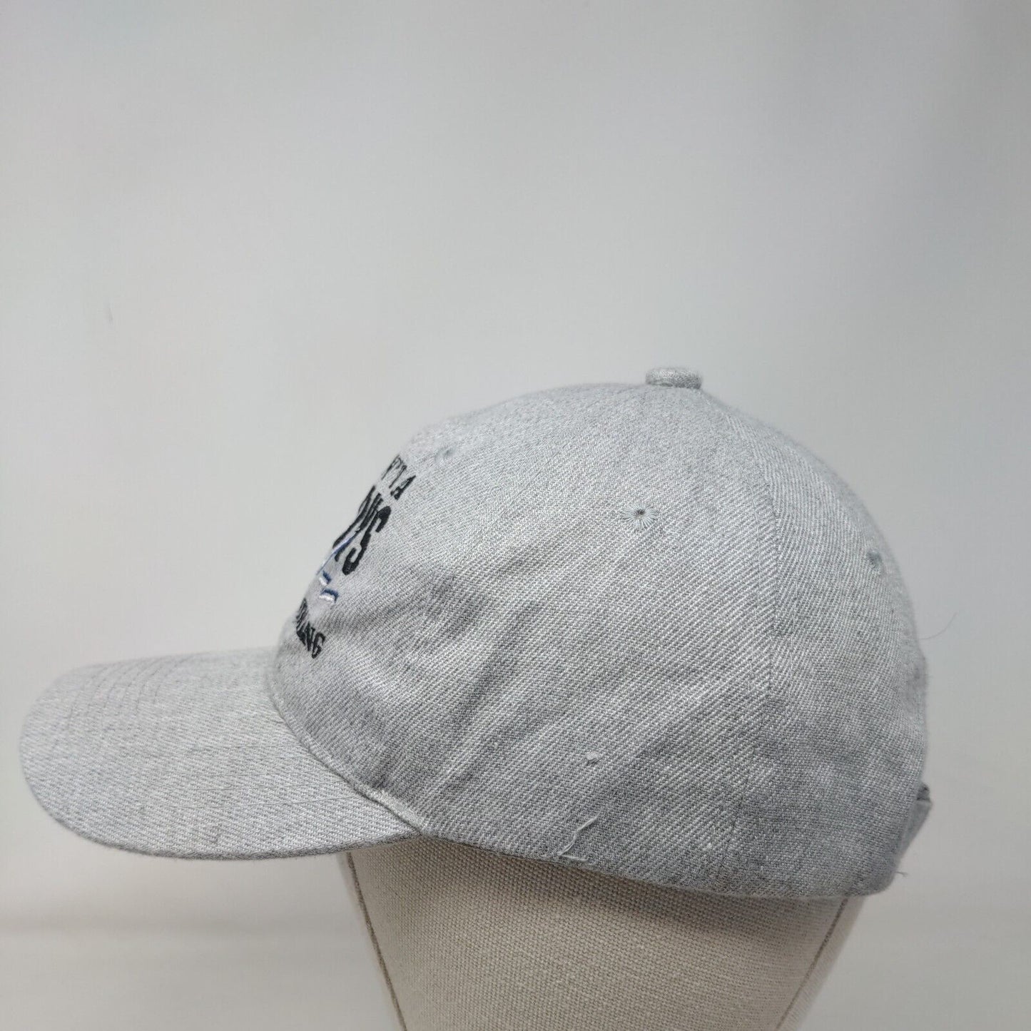 If You Ain't A Cowboys Fan! You Ain't Nothing Strapback Hat Gray OS Embroidered