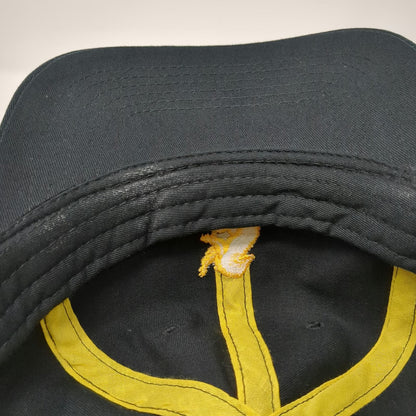 Harry Potter Baseball Cap Black One Size Hufflepuff Badger Logo Embroidered Hat