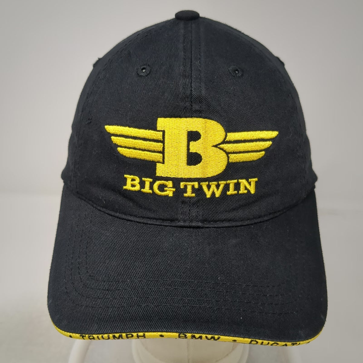 Bretmor Big Twin Baseball Cap Black One Size Boise ID Triumph BMW Ducati Hat