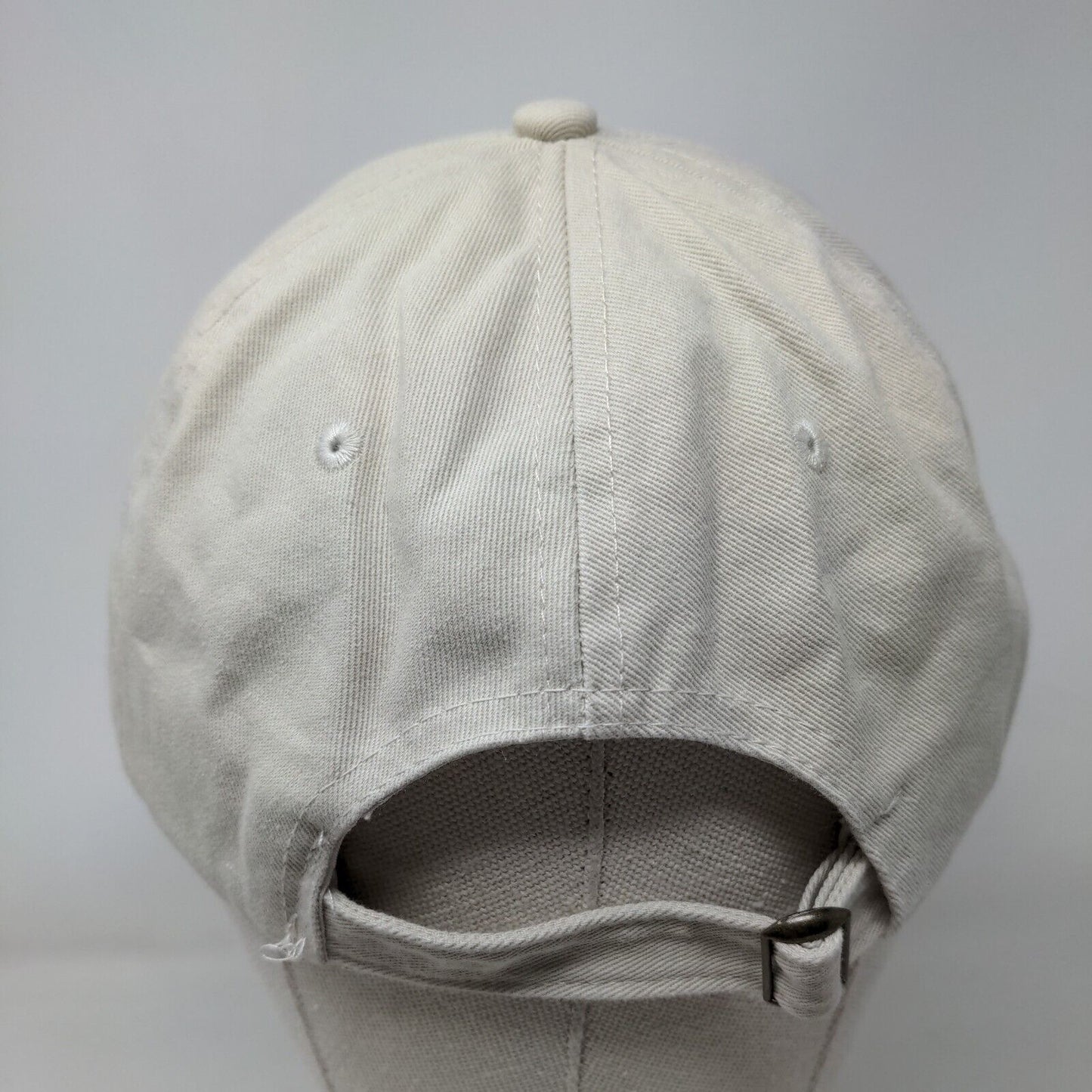 Trinity Slideback Hat Tan OSFM Embroidered Adjustable Solid 6 Panel