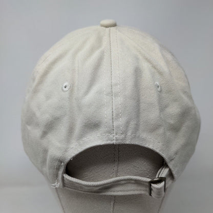 Trinity Slideback Hat Tan OSFM Embroidered Adjustable Solid 6 Panel