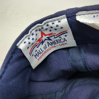 Mall of America Baseball Cap Blue One Size Strapback Minnesota USA Flag Hat