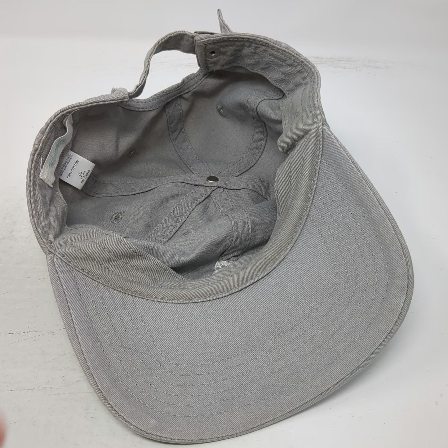 Wembley Baseball Cap Black One Size Papa Bear Embroidered Hat Slideback Cotton
