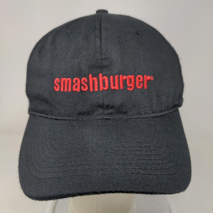 Smashburger Strapback Hat One Size Black Adjustable Strap Image Solutions