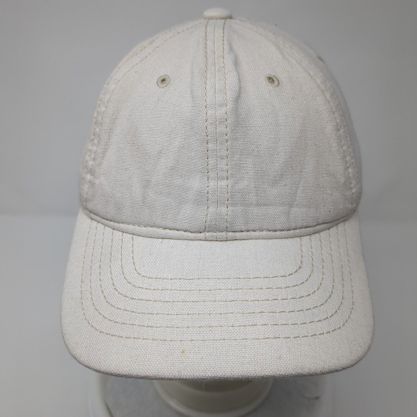 Unbranded Slideback Hat Tan OSFA Adjustable Blank Solid 6 Panel
