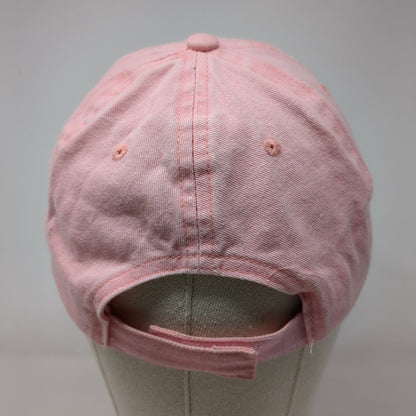 Unbranded Strapback Hat Pink OSFM Solid Blank Adjustable 6 Panel