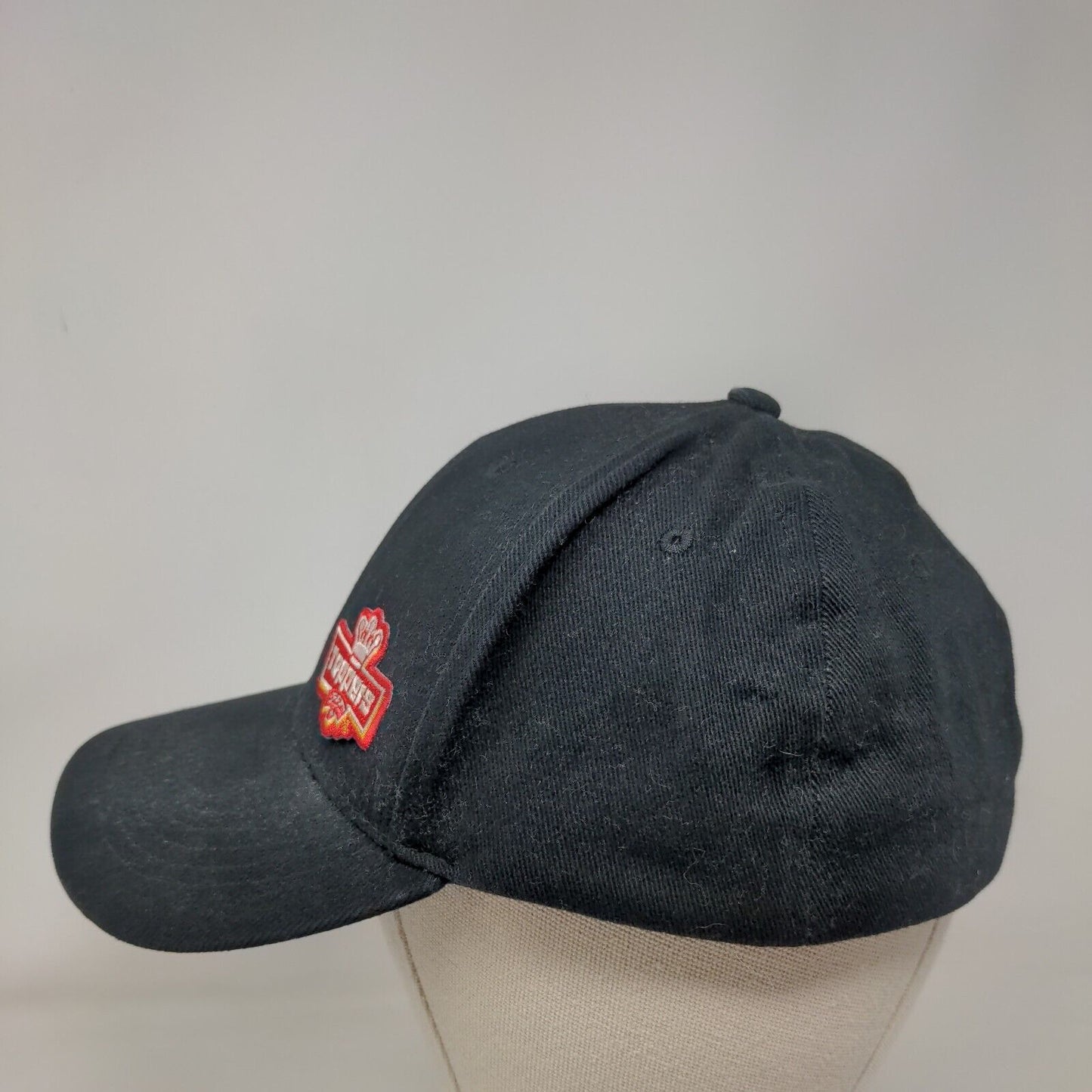Toppers Pizza Fitted Hat Black L/XL HTT Head To Toe Employee Uniform