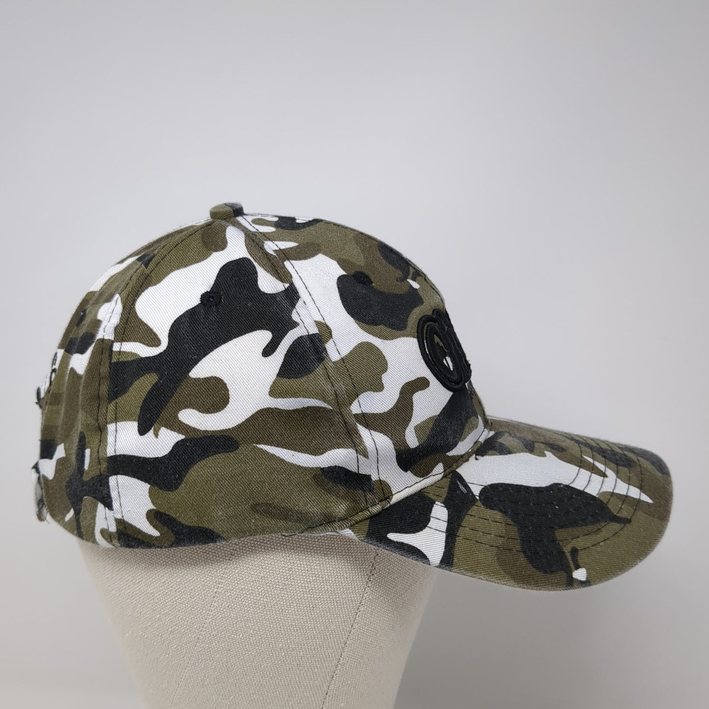 O'Reilly Auto Parts Strapback Hat Multi Camouflage One Size Embroidered