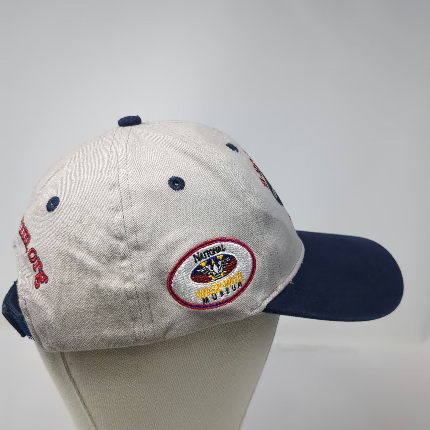 Baseball Cap Gray Blue One Size B-29 Superfortress Ladybird Museum WASP Hat