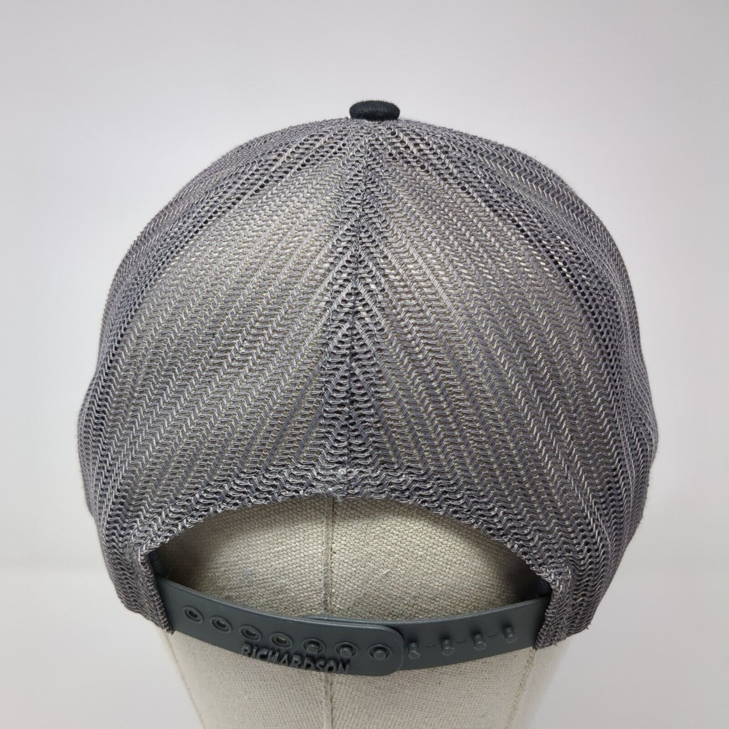 Rocky Mountain Crane Snapback Trucker Hat Gray One Size Mesh Back