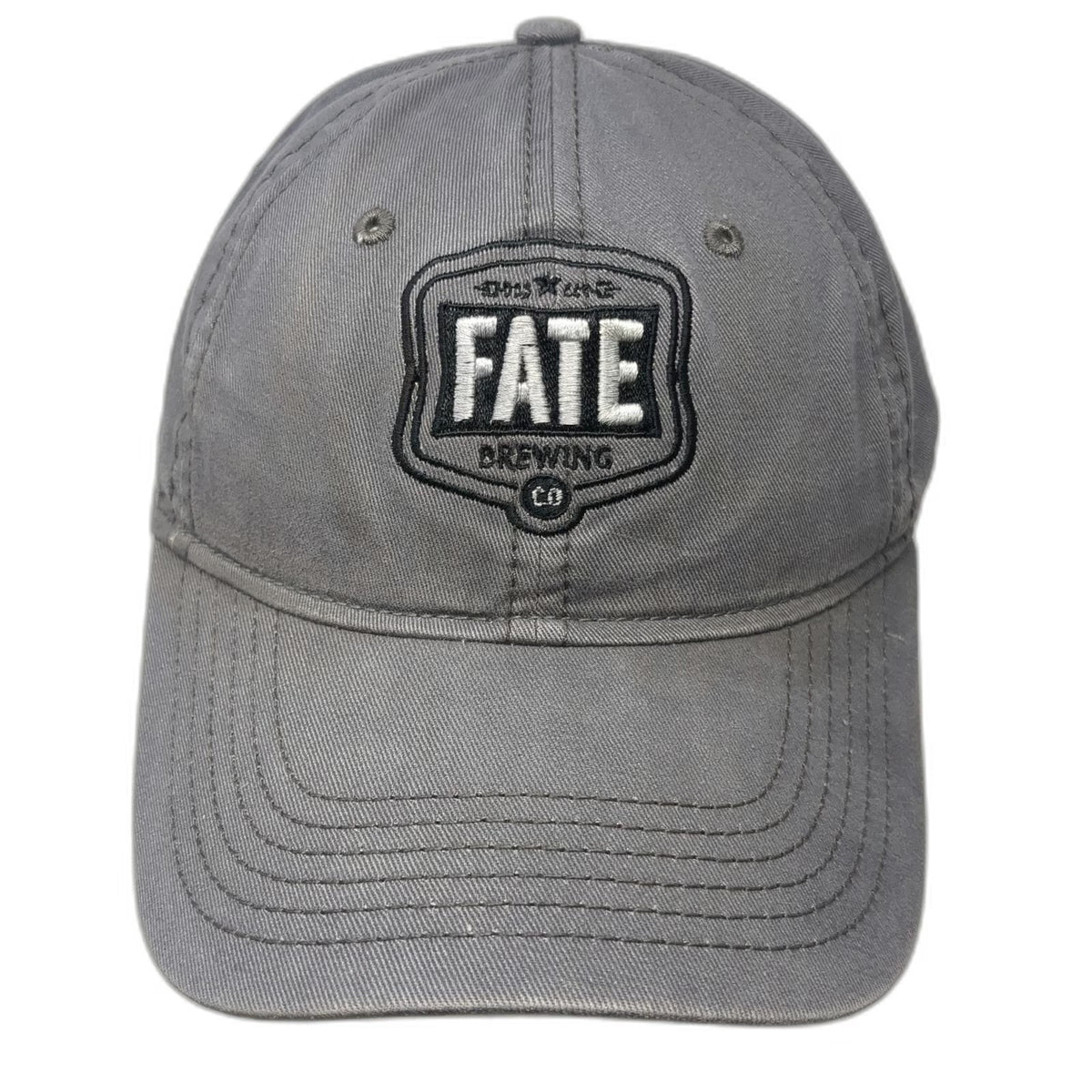 Sportsman Gray Baseball Cap One Size Fate Brewing Scottsdale AZ Slideback Hat