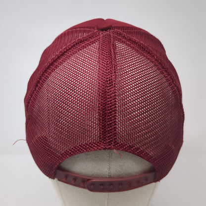 Waycinden Snapback Trucker Hat Red Medium Mesh Back Designer Award