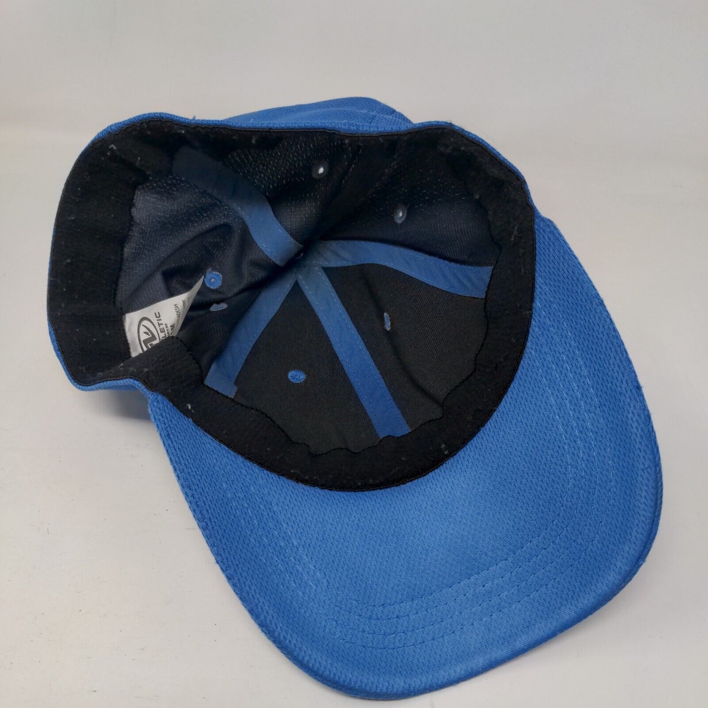 Athletic Works Fitted Hat Blue Small-Medium Solid 6 Panel Vent Holes