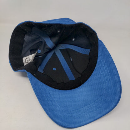 Athletic Works Fitted Hat Blue Small-Medium Solid 6 Panel Vent Holes