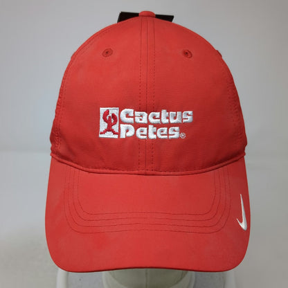 Nike Golf Cactus Petes Baseball Cap Red One Size Dri-FIT Stay Cool Strapback Hat