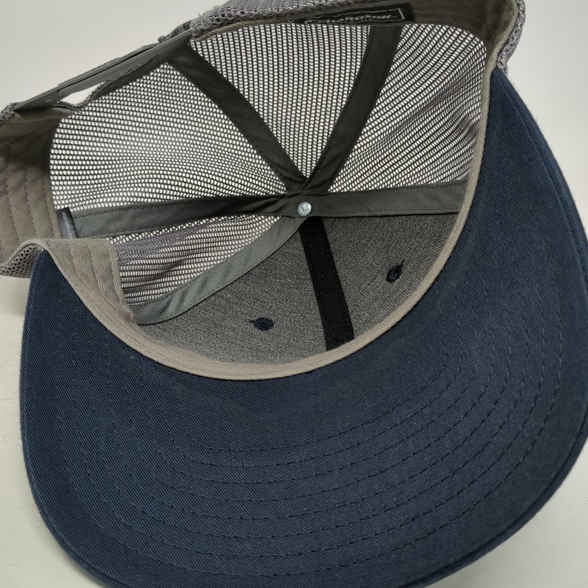 Richardson Trucker Hat Blue Gray One Size Mitchell South Dakota Corn Palace Mesh