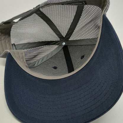 Richardson Trucker Hat Blue Gray One Size Mitchell South Dakota Corn Palace Mesh