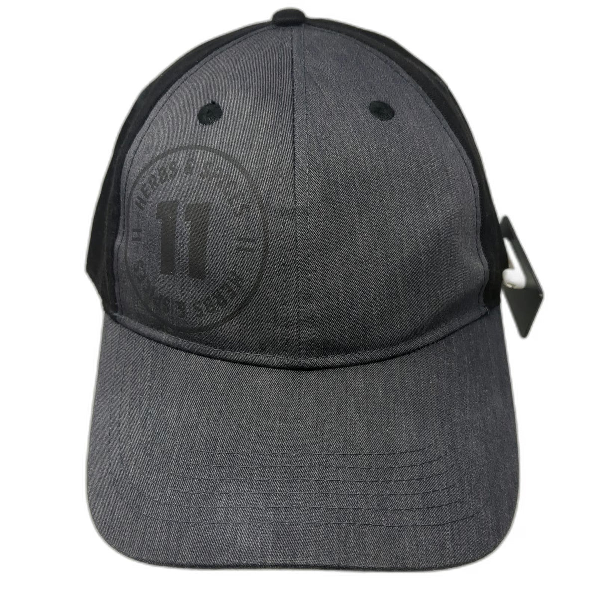 KFC Baseball Cap Gray Black One Size 11 Herbs & Spices Finger Lickin Good Hat