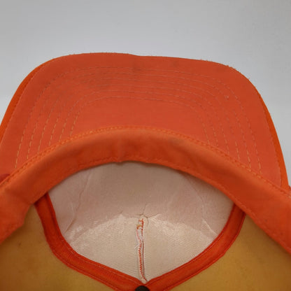 5 Panel Orange One Size Idaho Transportation Department Hat Snapback Foam Front
