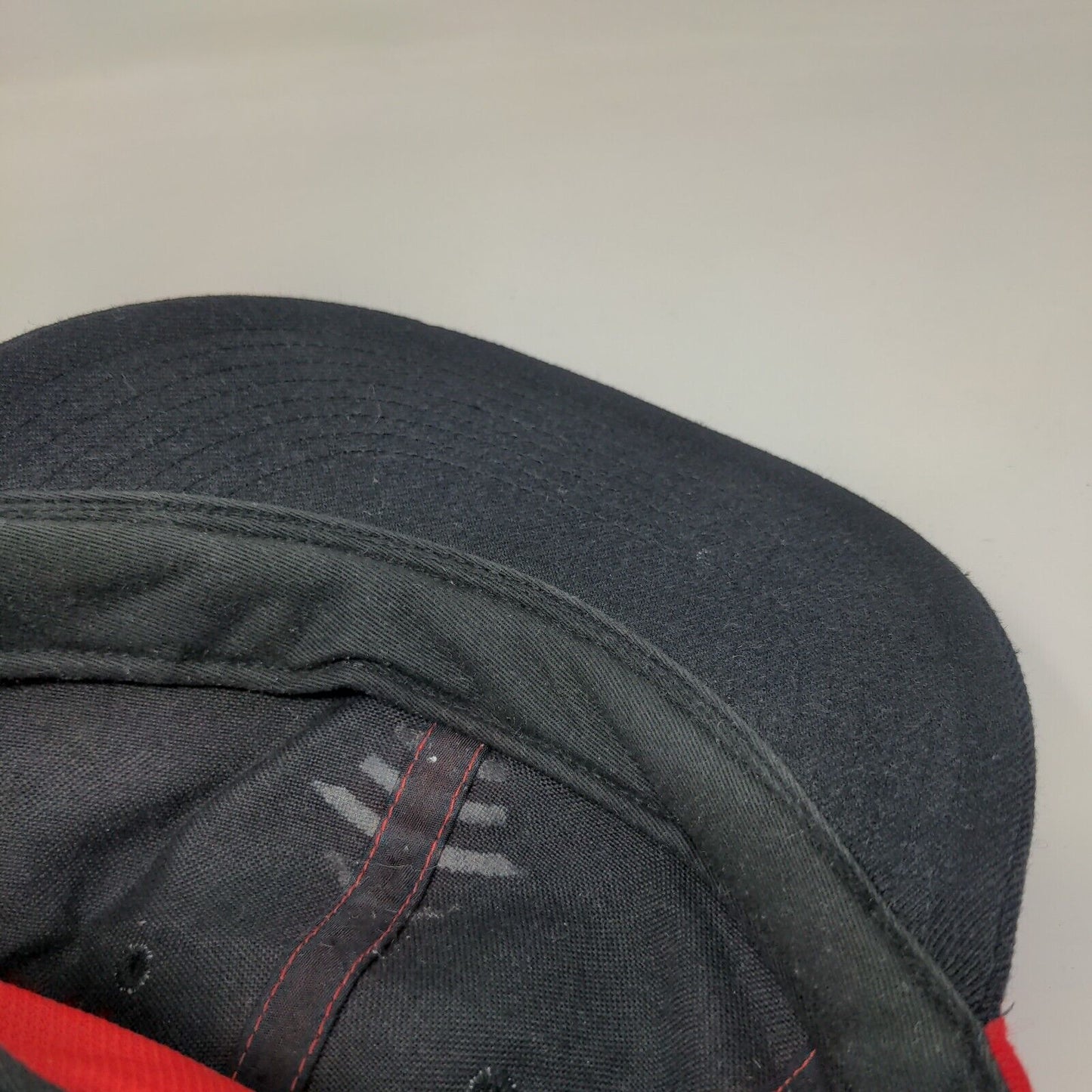 Jordan Jumpman Fitted Hat Red 7 3/8 Embroidered Colorblock 6 Panel