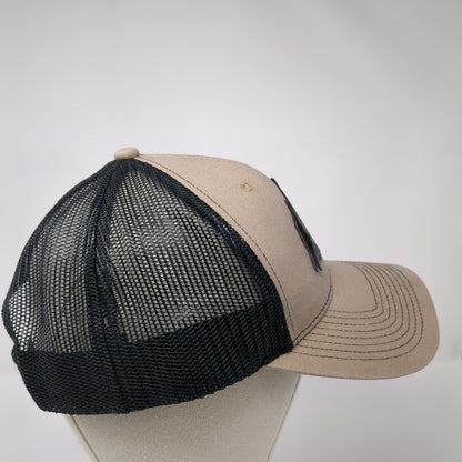 Fully Promoted Snapback Trucker Hat Tan One Size Mesh Back Outdoor Cap