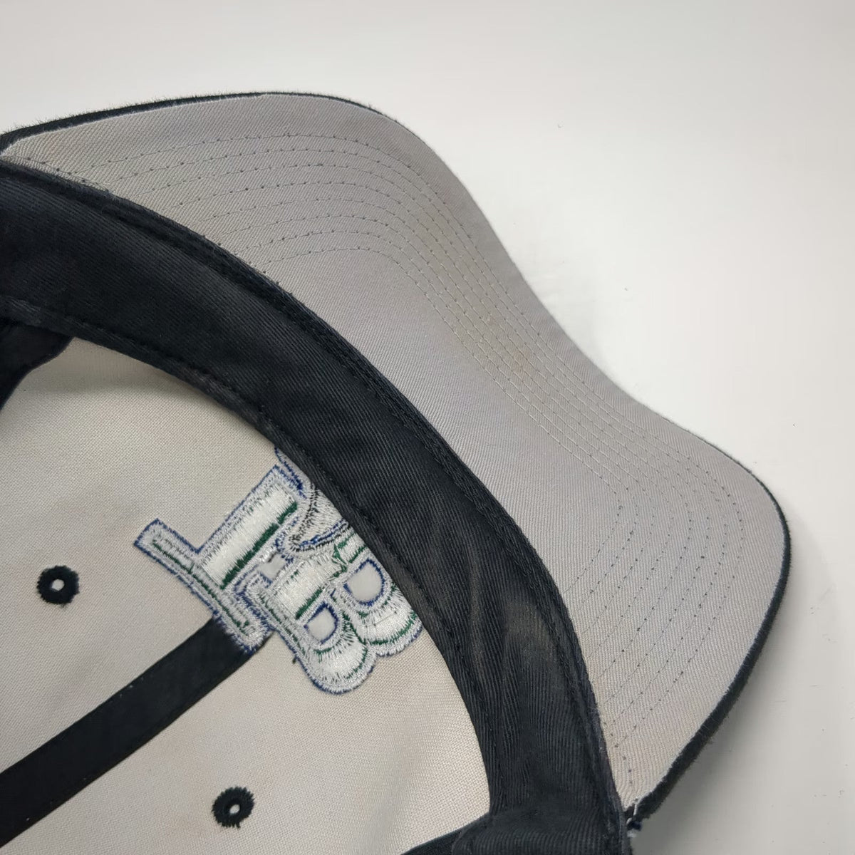 Outdoor Cap Tampa Bay Devil Rays MLB Snapback Hat Black One Size Gray Underbrim