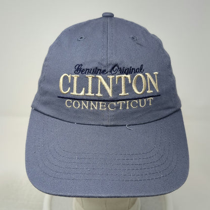 Ohiopyle Clinton Connecticut Blue One Size Baseball Cap Strapback Hat Souvenir