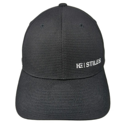 Cap America Snapback Hat Black OSFM HC Stiles Silver Embroidery Mesh Adjustable