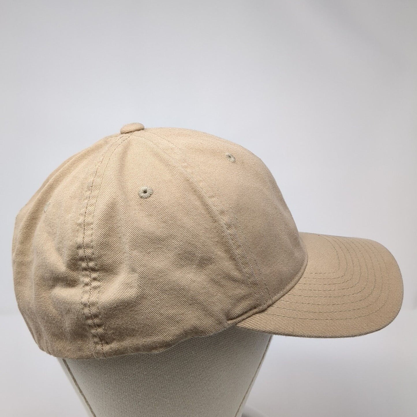 Idaho Fitted Hat Tan XL-XXL Solid Embroidered Stretch Flexfit Yupoong