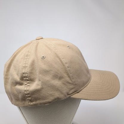 Idaho Fitted Hat Tan XL-XXL Solid Embroidered Stretch Flexfit Yupoong