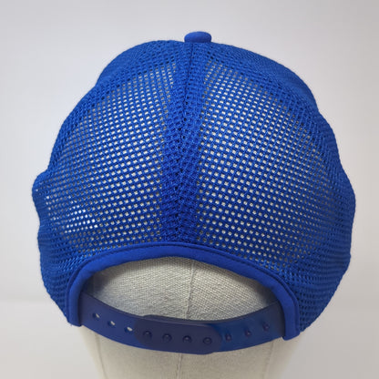 Lululemon Snapback Trucker Hat Blue Small Adjustable Breathable Mesh Back