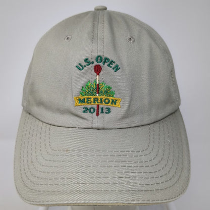 USGA Baseball Cap Beige One Size 2013 U.S. Open Merion Member Golf Hat Strapback