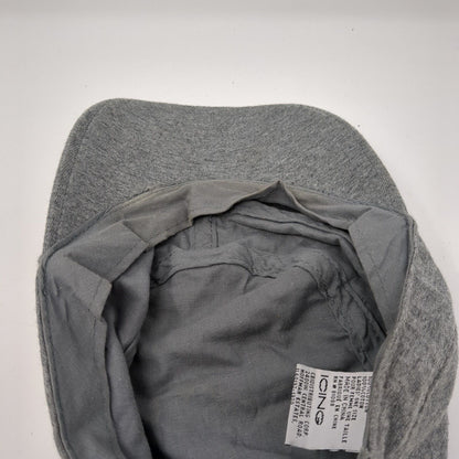 Icing Cadet Army Cap Gray One Size Stretch Lightweight Blank Cotton