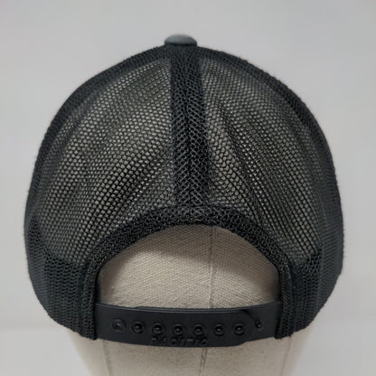 EB Snapback Trucker Hat Gray One Size Adjustable Mesh Back Pacific Headwear