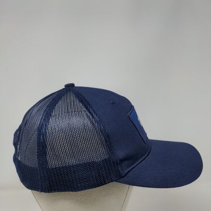 Heroes & Headliners Snapback Trucker Hat Blue One Size Mesh Back Port Authority