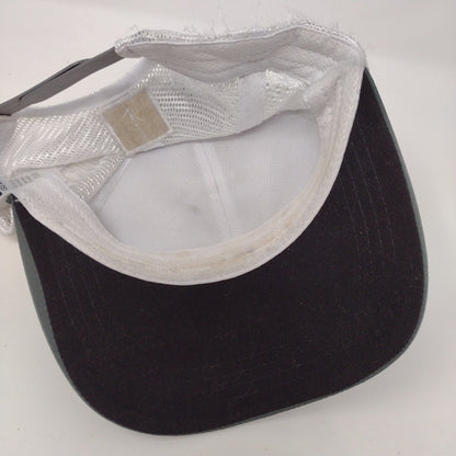 Boco Gear Snapback Trucker Hat Gray OSFA Adjustable Mesh Back Polyester