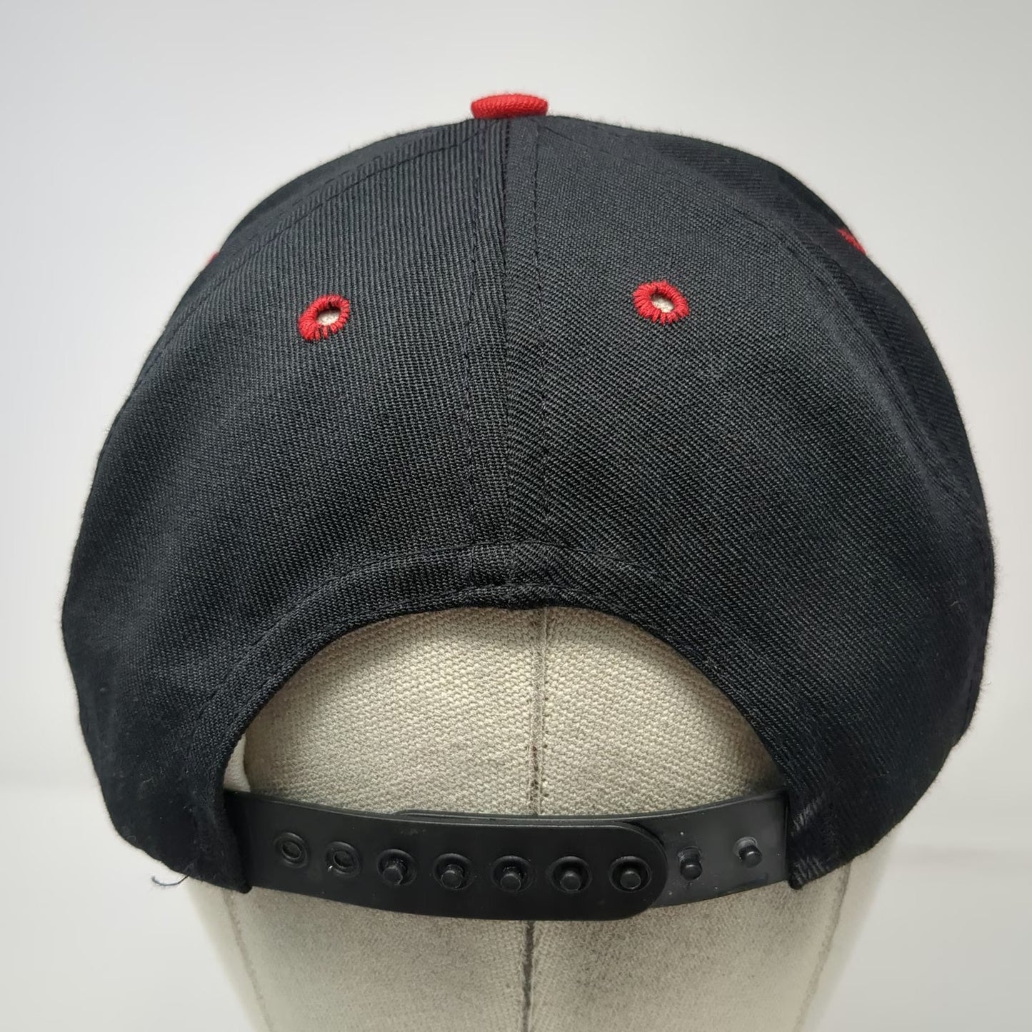 Pro-Line Snapback Black Red Vintage New Britain Rock Cats Baseball Hat MiLB