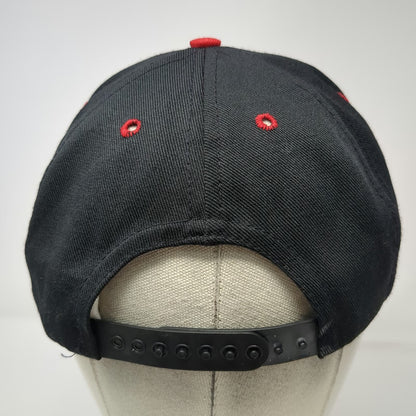 Pro-Line Snapback Black Red Vintage New Britain Rock Cats Baseball Hat MiLB