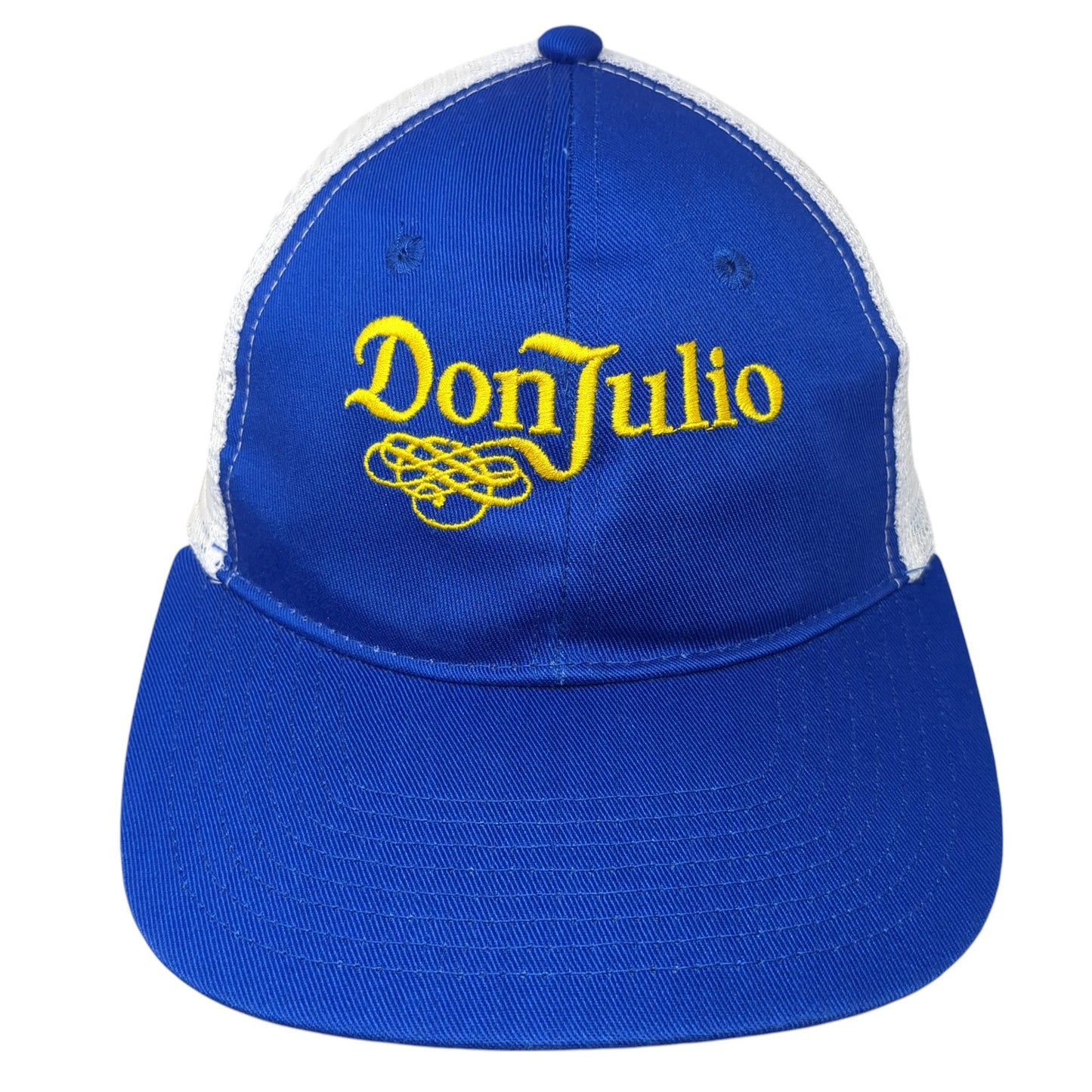 Don Julio Snapback Trucker Hat Blue One Size Mesh Back Colorblock